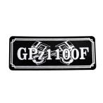 E-14-4 GPz1100F чёрный / белый оригиналы te машина custom экстерьер бак хвостовой обтекатель нижний обтекатель обтекатель с экраном качающийся рычаг Swing Arm и т.д. 