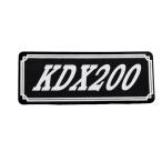 E-67-4 KDX200 чёрный / белый оригиналы te машина боковая крышка нижний обтекатель обтекатель с экраном custom экстерьер бак качающийся рычаг Swing Arm и т.д. 
