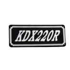 E-69-4 KDX220R чёрный / белый оригиналы te машина боковая крышка нижний обтекатель обтекатель с экраном custom экстерьер бак качающийся рычаг Swing Arm и т.д. 