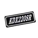 E-70-4 KDX220SR чёрный / белый оригиналы te машина боковая крышка нижний обтекатель обтекатель с экраном custom экстерьер бак качающийся рычаг Swing Arm и т.д. 