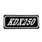 E-71-4 KDX250 чёрный / белый оригиналы te машина боковая крышка нижний обтекатель обтекатель с экраном custom экстерьер бак качающийся рычаг Swing Arm и т.д. 