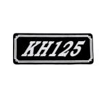 E-75-4 KH125 чёрный / белый оригиналы te машина боковая крышка нижний обтекатель обтекатель с экраном custom экстерьер бак качающийся рычаг Swing Arm и т.д. 