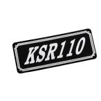 E-79-4 KSR110 чёрный / белый оригиналы te машина боковая крышка нижний обтекатель обтекатель с экраном custom экстерьер бак качающийся рычаг Swing Arm и т.д. 