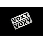 EE-527-2 VOXY 銀黒 アクリル2層 ステッカー トヨタ ヴォクシー 70 80 90 カスタム 前期 後期 モデリスタ 2枚1セット