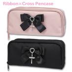  пенал кисть коробка девочка лента × Cross (MGR-432) модный симпатичный симпатичный ученик начальной школы начальная школа ученик неполной средней школы женщина Kids ребенок ... большая вместимость застежка-молния авторучка сумка 