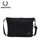 フレッドペリー ショルダーバッグ FRED PERRY L1193 ブラック:102 ユニセックス メンズ レディース スマホ Badge Crossbody Bag