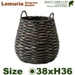  Lem задний S 12 номер ( диаметр 38cm×H36cm)( низ дыра нет ) растения волокно горшок покрытие посадочная машина садоводство .... корзина Cafe 