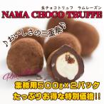 生チョコトリュフ（ラムレーズン）　業務用パック　500g×2パック【冷凍品】爆買