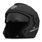 ショッピングハーレーダビッドソン ハーレーダビッドソン　Harley Davidson  ジェットヘルメット  Maywood II Sun Shield H33 3/4 Helmet　マットブラック