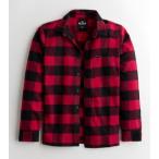 ショッピングホリスター Hollister　ホリスター　★★ghm02,03　Logo Flannel Shirt レッドチェック