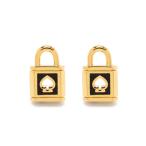 ケイトスペード ピアス Kate Spade Spade Lock Stud Earrings (Black) スペード ロック スタッド ピアス（ブラック）