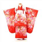 七五三 レンタル 3歳 女の子 被布 プリンセスぼたん《身長》90cm前後★簡単な着付けマニュアル付き! 子供 着物レンタル 女子 3才 被布セット 753