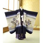  "Семь, пять, три" 5 лет мужчина кимоно в аренду чёрный taka. желтый золотой сосна { рост }115cm передний и задний (до и после) * простой одевание manual имеется! ребенок кимоно в аренду перо тканый hakama в аренду 753.. тип свадьба 