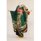 振袖 レンタル 結婚式 結納 卒業式 春 夏 成人式 前撮り 身長 145cm〜155cm位 振袖レンタル 着物レンタル 振り袖レンタル 貸衣装 グリーン鹿の子金箔のしめ