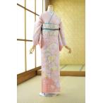 訪問着 レンタル 結婚式 着物レンタル 七五三 母親 和服レンタル 入学式 卒業式 入園式 卒園式 お宮参り ママ 母 貸衣装  おしゃれ 753  ピンク乱菊にバラ