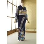 訪問着 レンタル 結婚式 女性 着物 レンタル着物 入学式 卒業式 入園式 卒園式 七五三 お宮参り 母親 ママ 母 正装 フォトブック プレゼント 濃紺モダン桜 753