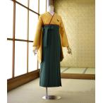 袴 レンタル 先生 教員 卒業式袴 女性  着物 山吹蝶  袴 京グリーン レディース 身長 155cm〜165cm 学生 先生 卒業式 レンタル 袴セット 女子袴