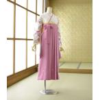 ショッピングjam 袴 レンタル 卒業式 女子袴 レンタル  着物 JAM白地ラメ入りカトレア  袴 ピンク花のロンド 91cm 身長 153cm〜159cm 学生 先生 着物レンタル 袴レンタル