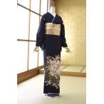 留袖 レンタル 結婚式 黒留袖 バラ吉祥文《身長》154cm〜169cm位 高級 正絹 着物レンタル 母親 姉 妹 親族 列席者 礼装 黒留袖レンタル 留め袖 貸衣装