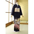  tomesode .mo- человек g одновременно заказ .10%OFF tomesode в аренду Sakura . зеркало { рост }150cm~161cm ранг кимоно куротомэсодэ высококлассный натуральный шелк кимоно в аренду свадьба . родители в аренду кимоно куротомэсодэ 