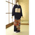 留袖とモーニング同時注文で10%OFF 留袖 レンタル 広巾 大きいサイズ 身長158cm〜170cm位 9〜15号位まで 結婚式 母親 親族 正絹 黒留袖レンタル 貸衣装