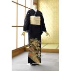 留袖とモーニング同時注文で10%OFF 留袖 レンタル 広巾 大きいサイズ 身長146cm〜158cm位 11号〜15号位まで 結婚式 母親 高級 正絹 黒留袖レンタル