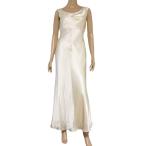  прекрасный товар / Sera biCEST LA VIE платье для торжеств длинный One-piece надпись 9 номер M соответствует б/у одежда бежевый женский весна лето осень-зима глянец чувство безрукавка 