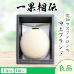 ショッピングメロン 【出荷：注文後4〜5日後】メロン マスクメロン フルーツ 果物 一果相伝　良品　1.4Kg/1個入