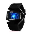 Yahoo! Yahoo!ショッピング(ヤフー ショッピング)メンズステルス 並行輸入 ハイクラス 50m防水 LED腕時計（BLACK） オシャレ腕時計 かっこいい 個性的 変り種ウォッチ【Skmei正規品】
