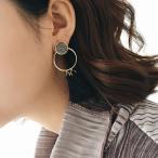 Yahoo! Yahoo!ショッピング(ヤフー ショッピング)ピアス キラキラストーン リング ダブルタッセル アクセサリー おしゃれ 揺れるピアス
