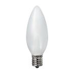 ELPA　LED装飾電球 シャンデリア球形 