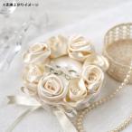 リングピロー 手作りキット 指輪 ハマナカ ウェディングキット Wedding Rose ウェディングローズ ローズのリングピロー シャンパンゴールド