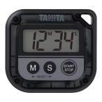 キッチンタイマー マグネット 調理器具 料理 厨房 美容室 サロン 勉強 学習 TANITA タニタ 丸洗いタイマー 100分計 BK ブラック