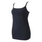 授乳キャミソール ブラトップ 授乳下着 ノンワイヤー 伸縮 カップ付き 出産 産後 犬印 産前産後使えるブラトップ マタニティM ブラック