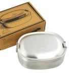 お弁当箱 ランチ ボックス 留め具付き ニオイ移り 色移り 少ない 直火OK ピクニック shasta シャスタ ステンレスランチボックス 760ml