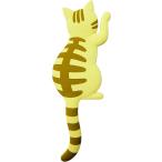  крюк место хранения стена поверхность животное животное кошка симпатичный интерьер вход рефрижератор белая доска стол магнит крюк кошка tail чай тигр 