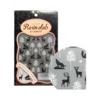  resin наклейка Silhouette искусство ручная работа зима простой re цинк Rav resin наклейка oo kami& северный олень черный двусторонний печать RC-WOL-102