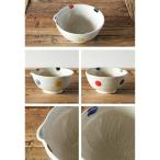 道具片口すり鉢6号5色水玉T-76...