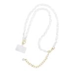  цветок кольцо смартфон плечо прозрачный цепь SCS0006-CR( прозрачный )