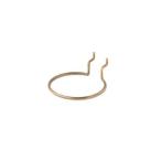  кольцо крюк античный Gold 63479