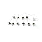 LED -тактный кольцо фонарь METAL 10P черный DE048646