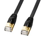  Sanwa Supply CAT7 Ultra Flat LAN кабель 2m черный KB-FLU7-02BK