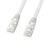  Sanwa Supply категория 6 Flat LAN кабель 3m белый LA-FL6-03W