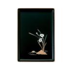  визитная карточка поддон маленький чёрный ( безграничный золотой ) лакировка нарцисс 3901850230021