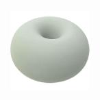 ペンスタンド ドーナツ型 1本 シリコン かわいい デスク 卓上 カウンター 受付 事務用品 便利グッズ ナカバヤシ ぺんコッコ グレー