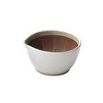 藍花もとしげすり鉢大白マット13533