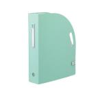 LIHIT LAB.(リヒトラブ)　noie-style　ドキュメントボックス　タテ　A4　ライトグリーン　F-7690-19