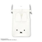 スマホポーチ ショルダー サコッシュ 収納 ポシェット キャラクター かわいい ミッフィー IIIIpocket スマートフォンポーチ フェイス
