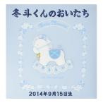 ベビーアルバム 名入れ代無料 赤ちゃん 出産祝い ナカバヤシ 誕生用 名入れアルバム フエルアルバム ベビーメモリー ア-LB-505B ブルー フォトアルバム