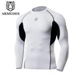送料無料 ARMEDES アルメデス コンプレッション インナー 接触冷感 通気性 テックフィット メッシュ 長袖 メンズ M-3XL 全5色 オールシーズン AR142